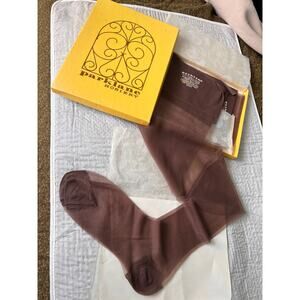 MCM Parklane seamless nylon hosiery stockings 2 pair NIB Heather color